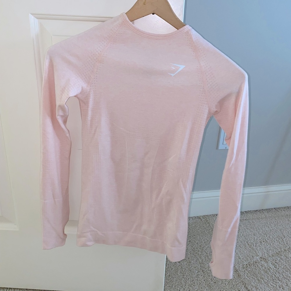 Gymshark Vital Seamless long sleeve, blush, XS